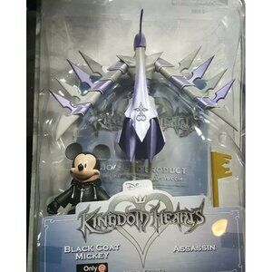 Kingdom Hearts Organization XIII Black Coat Mickey Assassin 2 Pack Disney Figure